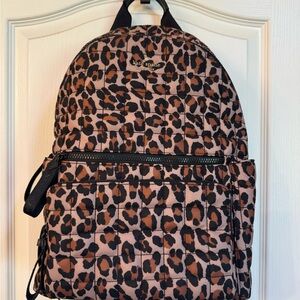 Kate Spade Animal Print Backpack - Brown and Black